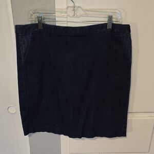 Tommy Hilfiger Dark Denim Mini Skirt